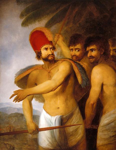 John Webber A Chief of the Sandwich Islands oil painting image
